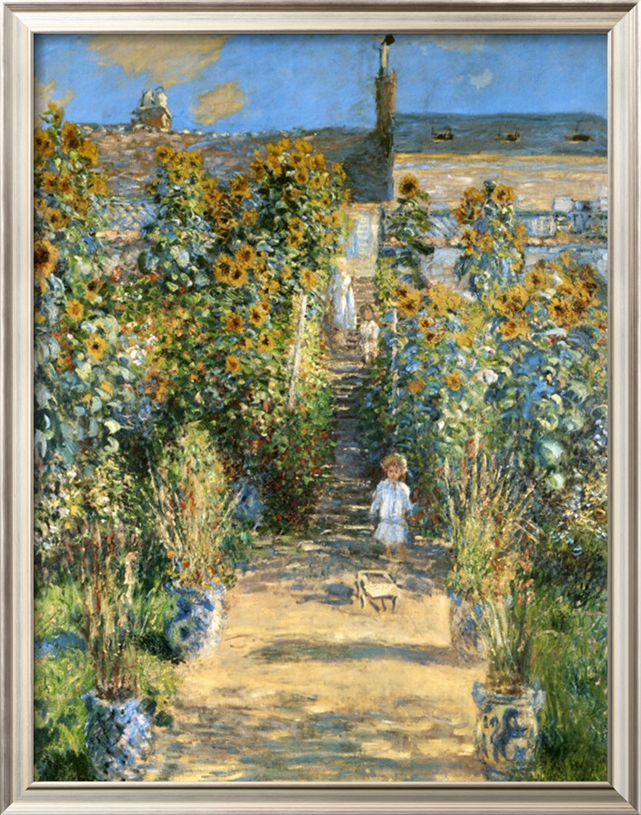 Garden at Vetheuil, 1881 - Claude Monet Paintings